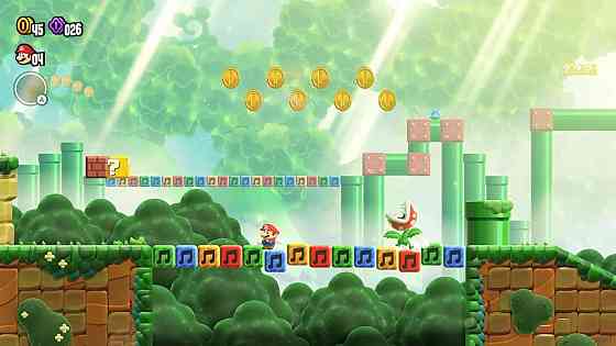 Відеогра Nintendo Super Mario Bros. Wonder для Nintendo Switch англ/укр субтитри кооп до 4 гравців 2D платформер 6+ Київ