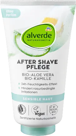 Alverde NATURKOSMETIK After Shave Pflege Aloe Vera Kamille Средство после бритья с алоэ вера и ромашкой Киев - изображение 1