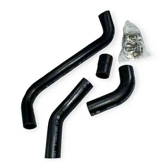 Патрубок 2105 алюм. (AT) 4шт + хомути радіатора Мукачево