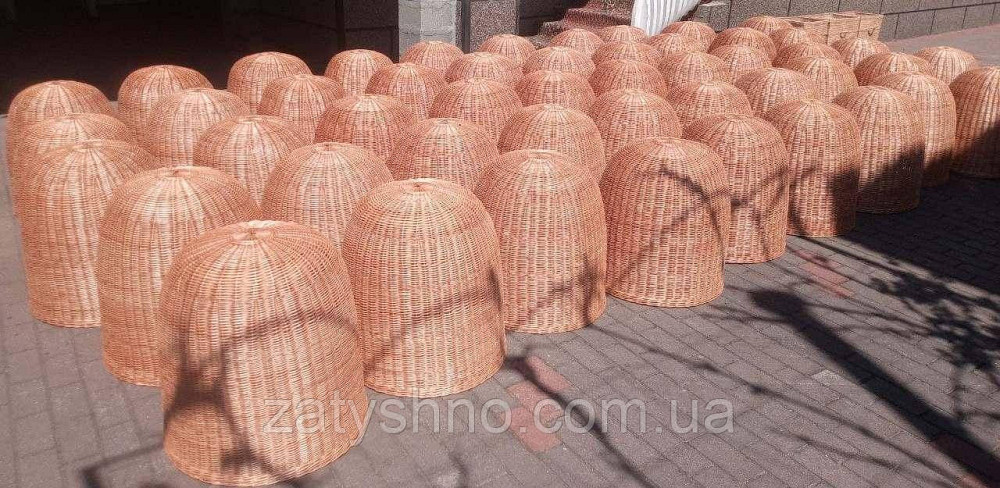 Люстри плетені в кафе різних розмірів Київ - фото 6