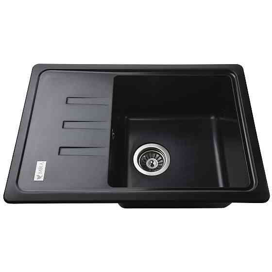 Гранитная мойка Mira MONTI черный 620 х 435 мм Киев