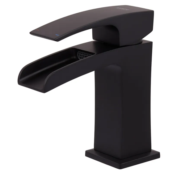 Смеситель для умывальника Koer KB-14007-05 водопад черный KR3447 Харьков