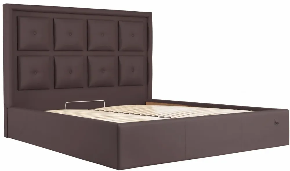 Кровать Двуспальная Windsor Comfort 180 х 200 см Fly 2231 С подъемным механизмом и нишей для белья Темно-коричневый Днепр - изображение 20