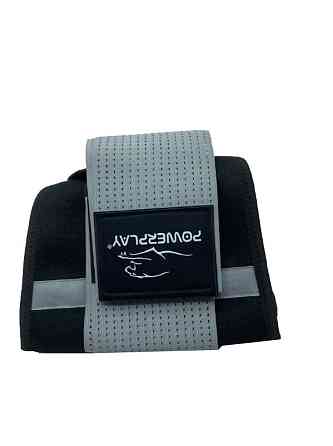 Пояс-корсет  для підтримки спини PowerPlay 4305 (110*24 см) Чорно-сірий Луцк