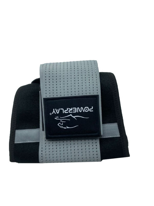 Пояс-корсет  для підтримки спини PowerPlay 4305 (110*24 см) Чорно-сірий Луцк - изображение 4