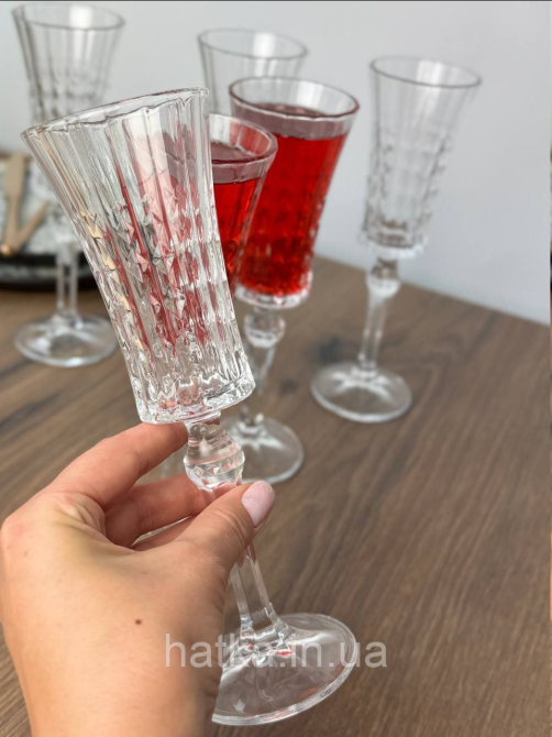 Набір келихів 6 шт. для  шампанського "Халіф" 145 мл 101-089 Київ - фото 3