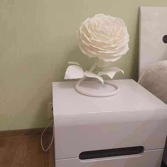 Світильник-нічник "Біла троянда" Дніпро