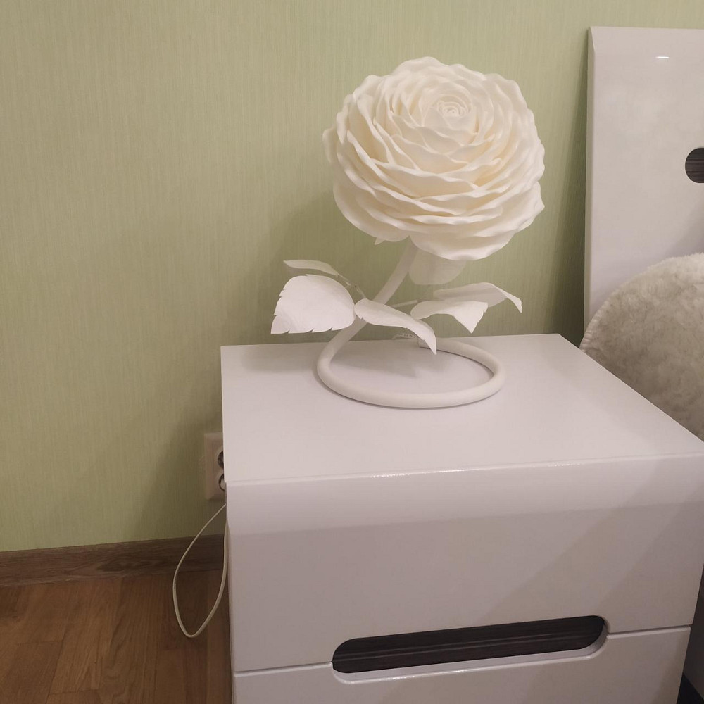 Світильник-нічник "Біла троянда" Дніпро - фото 3