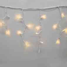 Гирлянда-бахрома (Icecle-Lights) 120 Short curtain-WW-1 наружная, пров.:белый, 5м (Белый-теплый) 393 Киев