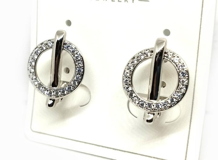 Сережки жіночі сріблясті Київ - фото 1