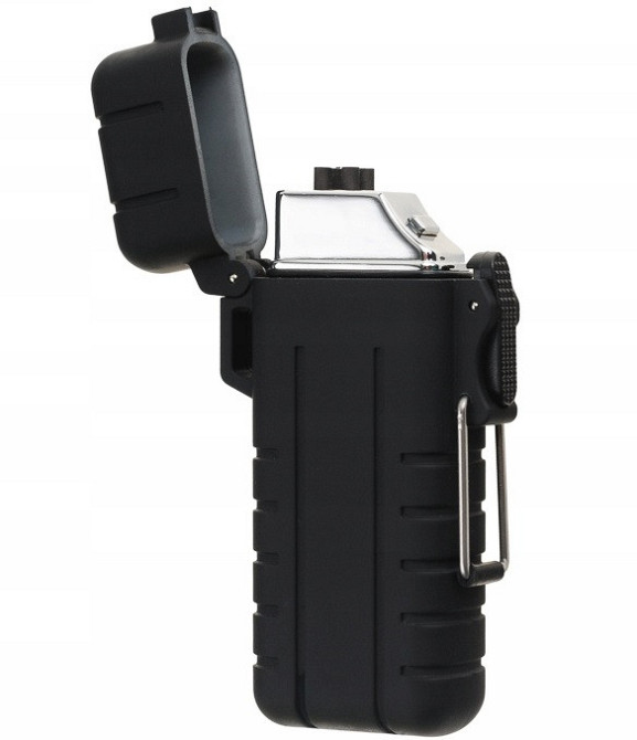 Акумуляторна Запальничка USB плазмова зі шнурком Atomic "X-Arc Lighter" (15210000) Black Нововолинськ - фото 4