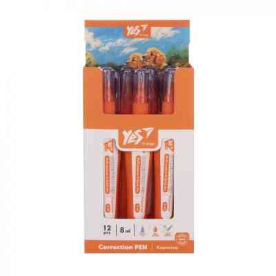 Корректор Yes ручка Orange Line, 8 мл (340113) Винница