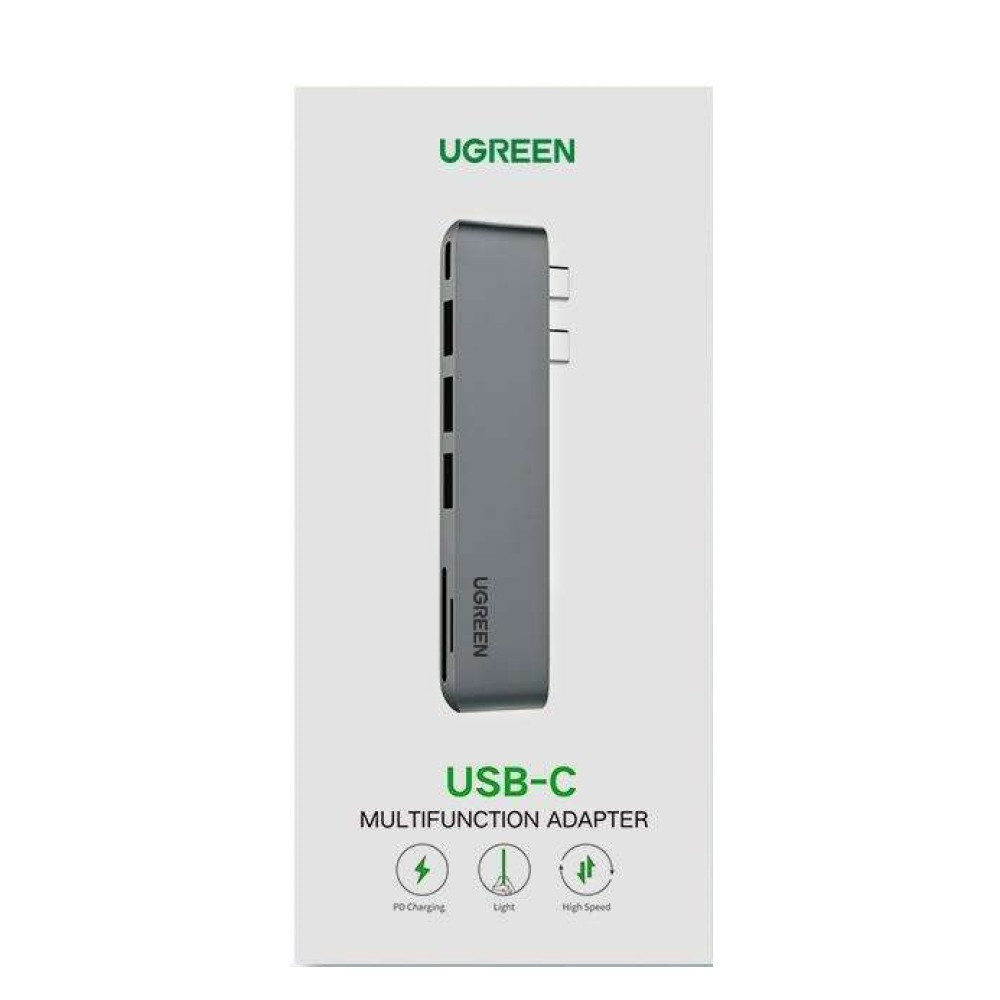 USB-Хаб UGREEN CM251 Dual USB-C To HDMI+3*USB 3.0 A+Type C Female Converter Одесса - изображение 2
