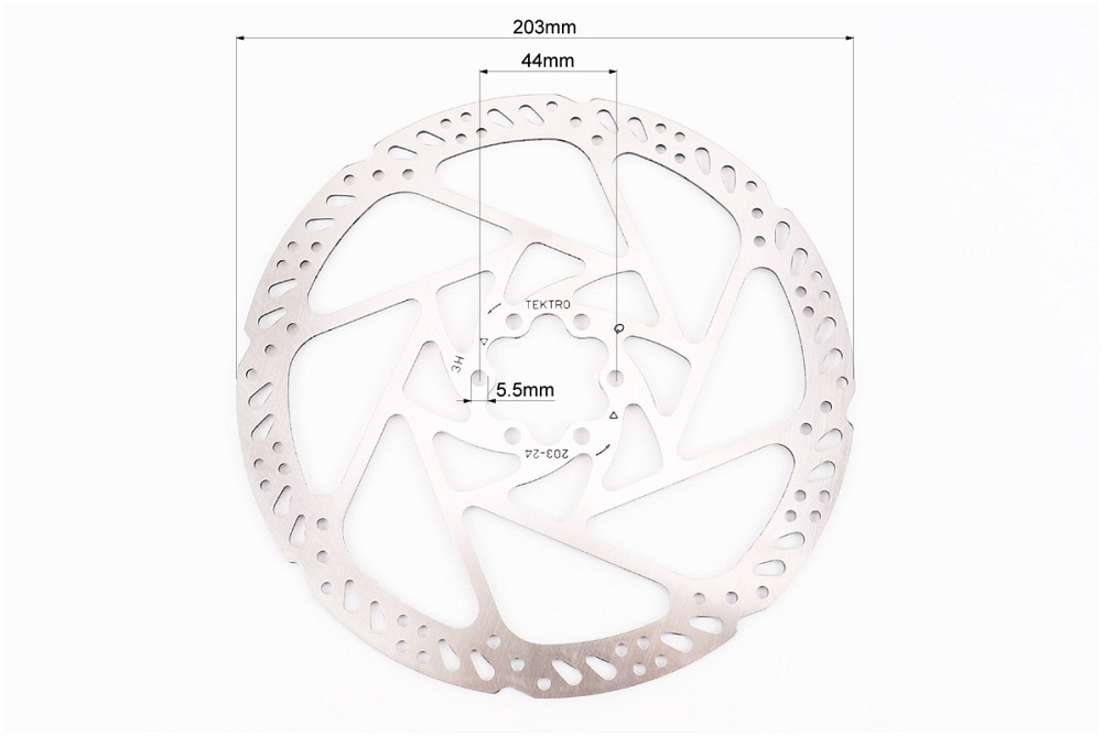 Гальмівний диск 203мм, кріпл. 6 болтів, TR203-24 Киев - изображение 2