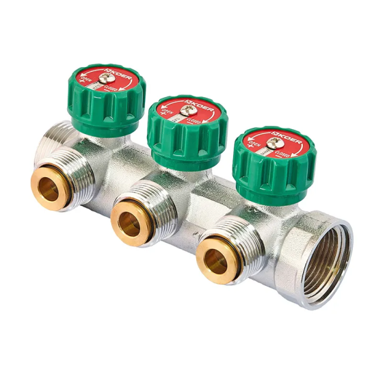 Колектор вентильний з адаптером Koer KR.1127-3 - 1"x3 - 3/4 Ways (євроконус-площина) (KR4947)   ( 25360 ) Харків