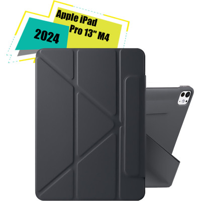 Чохол до планшета BeCover Ultra Slim Origami Flex Apple iPad Pro 13&quot; M4 2024 Black (712964) Вінниця - фото 1