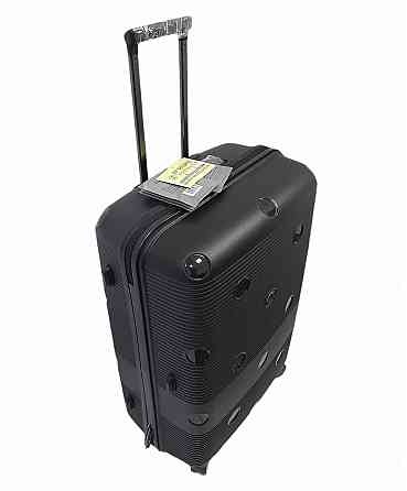 Валіза пластикова AIRTEX 246 велика чорна Київ