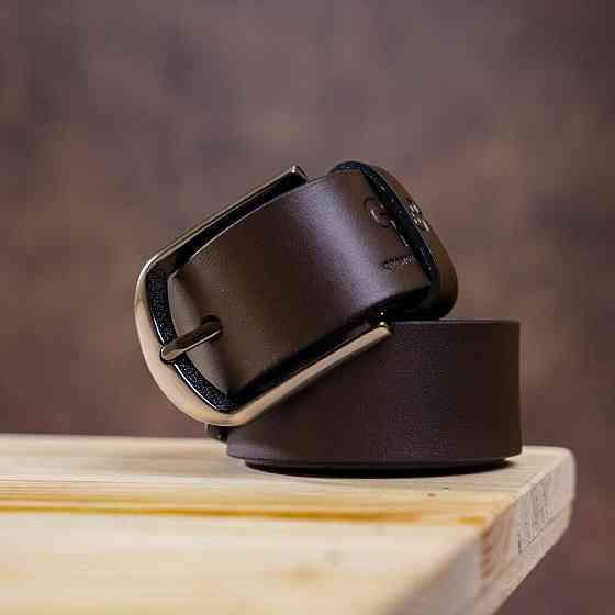 Ремінь чоловічий GRANDE PELLE 00245 під штани Коричневий Київ