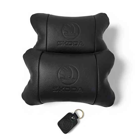 Подушки під голову автомобіль Skoda, Подушки під голову в машину, Подушка підголівник на сидінні машини WK-48 Львів