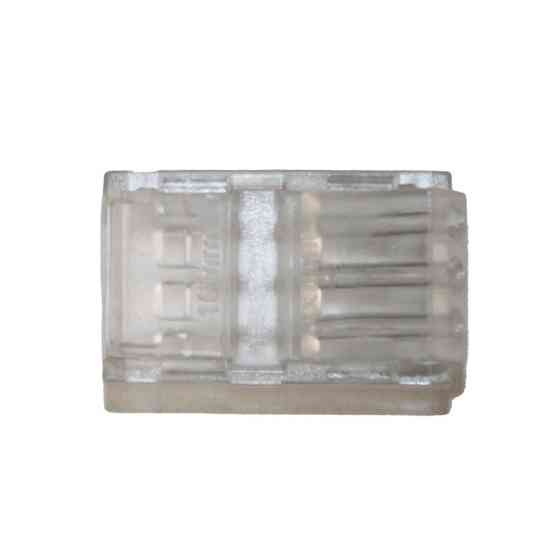 Коннектор прямой 10 мм лента-провод IP65, прозрачный Днепр