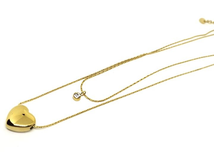 Ланцюжок кольє вечірній Серце Київ - фото 1