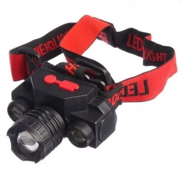 Налобний акумуляторний ліхтар X-Balog BL-1805 COB XPE 18650: водонепроникний LED ліхтарик із USB-зарядкою Одеса - фото 2