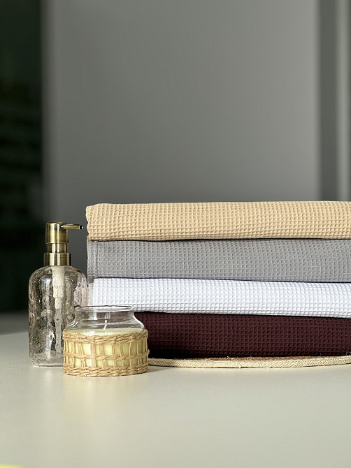 Вафельное полотенце Ideal Textile 100х150 см 220 г/м2 (56861026) Черновцы - изображение 1