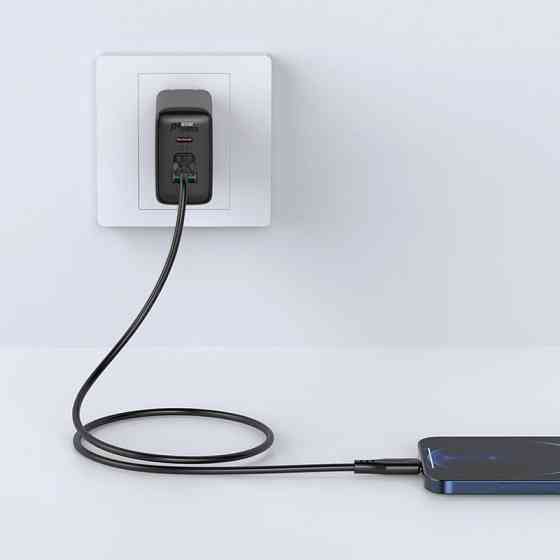 Кабель USB 2.0 Type-C-Lighting, 1,2 м, 3.0A, TPE C3-01 Black Acefast Вінниця