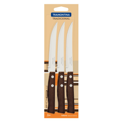 Столовый нож Tramontina Tradicional для стейка 127 мм 3 шт (22200/305) Винница - изображение 2