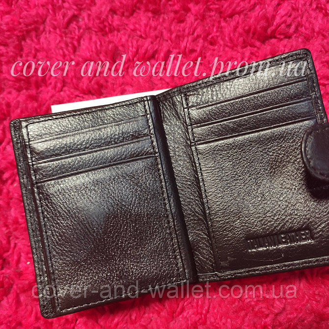 Черная кожаная кредитница для авто документов и ID карти ST Leather Киев - изображение 5