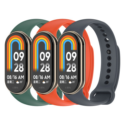 Ремешок для фитнес браслета Armorstandart комплект 3шт Xiaomi Smart Band 10/9/8 Basic (ARM75072) Винница - изображение 1