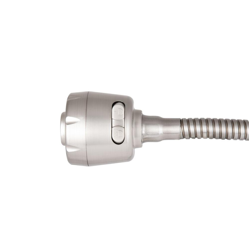 Змішувач для кухні Lidz Aria 015F41 з гнучким виливом (k35) LDARI015F41NKS45306 Nickel Київ - фото 5