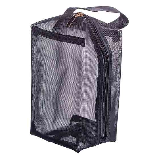 Набір прозорих жіночих косметичок для дому 3 (шт) Чорний HP-16-5K Коломыя