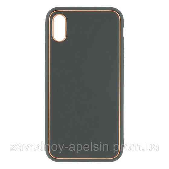 Iphone X XS 10 Чехол кожаный Epik (хаки) Одесса