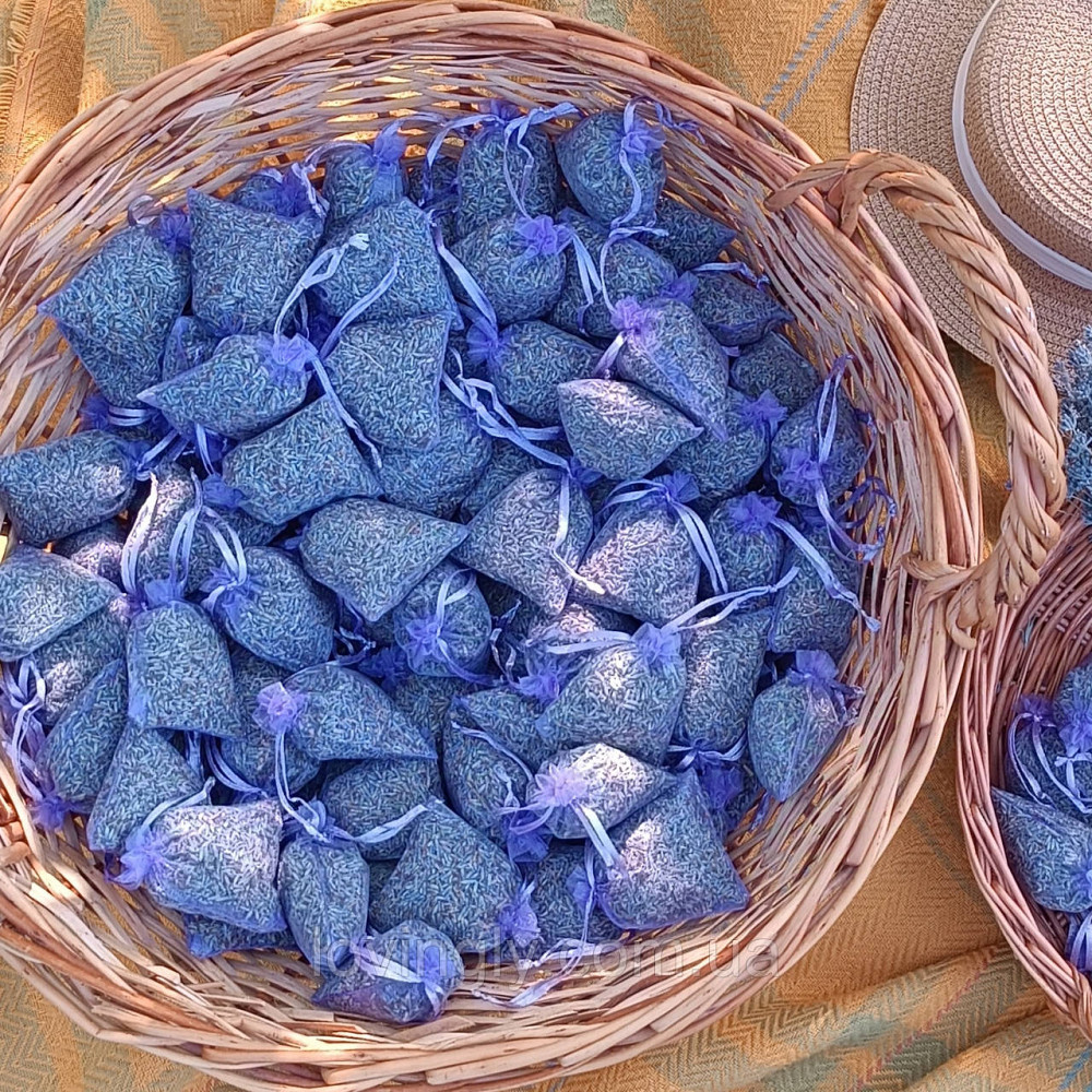 Ароматичні міні мішечки з лавандою, аромасаше з лаванди в мішечках . Ірпінь - фото 3