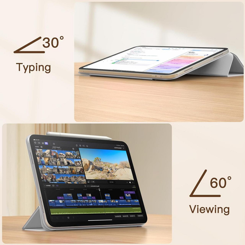 Захисний магнітний чохол-книжка для iPad (A16) 11-го/10-го покоління (2025/2022) A3354 / A3355 / A2696 / A2757 / A2777 Дніпро - фото 7