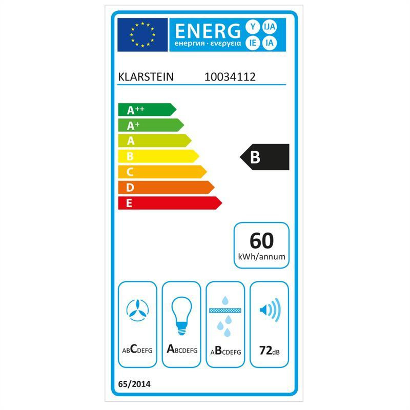 Вытяжка Gloria работа на вытяжке 60 см 580 м³/ч Стеклянный экран RGB LED нержавеющая сталь серебристый/черный Ровно - изображение 2