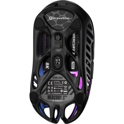 Мишка GravaStar Mercury X Pro 8K Wireless/Bluetooth/USB Black (GSXPRO_BLK) Вінниця - фото 12