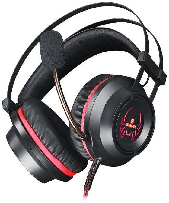 Гарнітура REAL-EL GDX-7450 Black Чорний Харьков - изображение 3