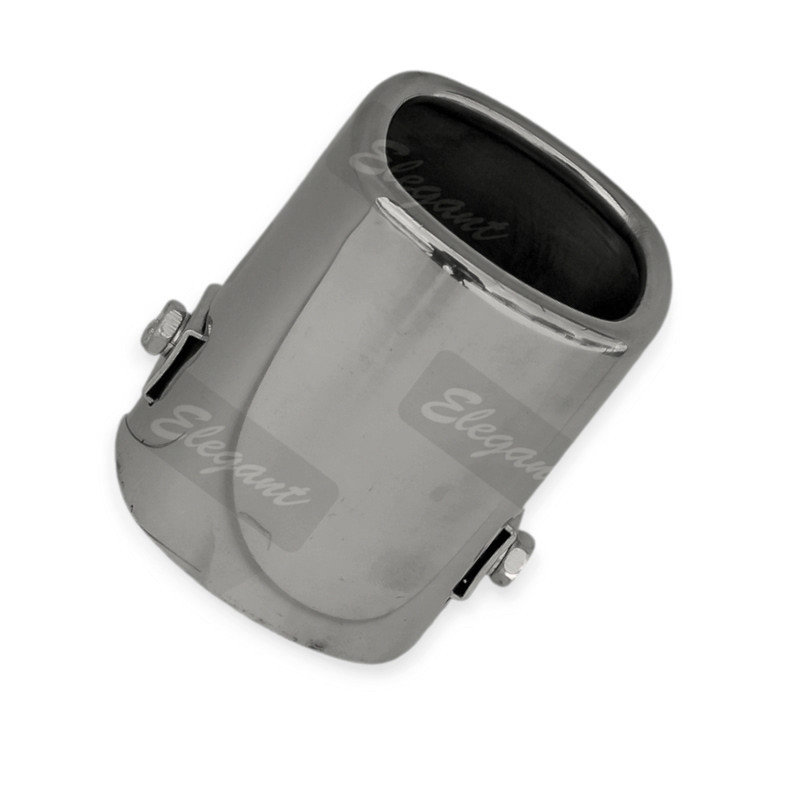 Насадка глушитель хром d 51мм, l 80мм, внешн 57х65мм (0619) на Мукачево - изображение 1