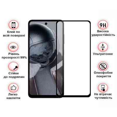 Стекло защитное BeCover HMD Pulse Plus Black (712504) Винница