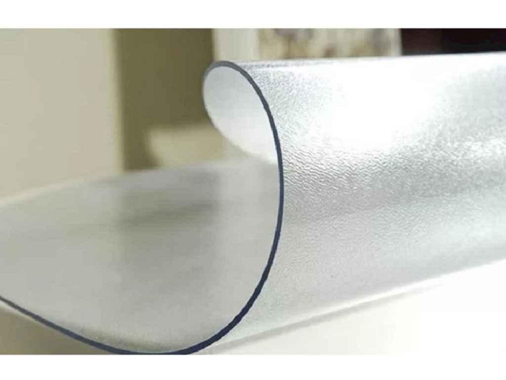 Клейонка силіконова мяке скло 1м х 20м 5184-0.8 рифлена Stains Embossing 0.8мм ТМ STENSON Київ - фото 1
