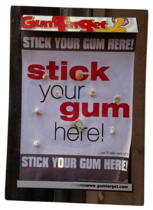 Листівка "Приклеїти тут свою жуйку" Рівне - фото 1