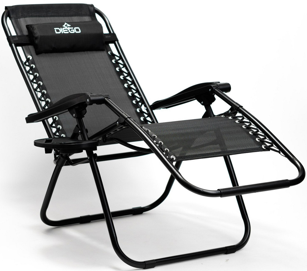 Кресло шезлонг комплект 2шт Diego 173см + подстаканник (Польша) Киев - изображение 3