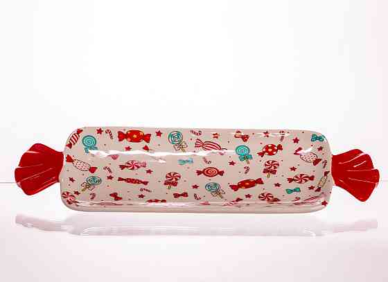 Сервірувальне блюдо Merry Christmas з ручками 35×12.5 см Київ