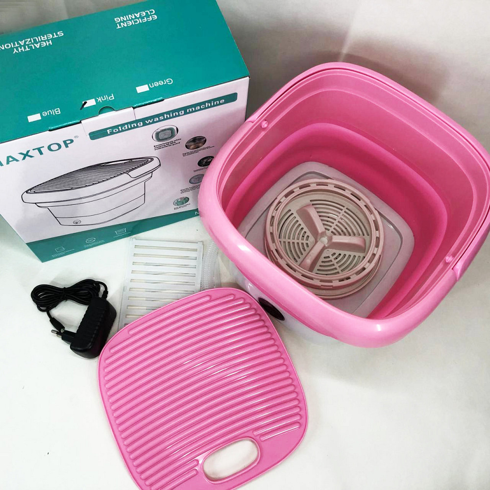 Міні пральна машина для шкарпеток MAXTOP, Малогабаритна пральна машина, Пральна UW-772 машина переносна Київ - фото 2