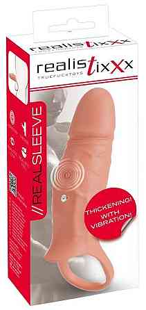 Насадка для збільшення пеніса RealSleeve Close Sex Aura Київ