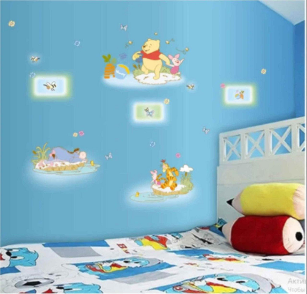Декоративна наклейка дитяча на стіну Вінні пух Київ - фото 1