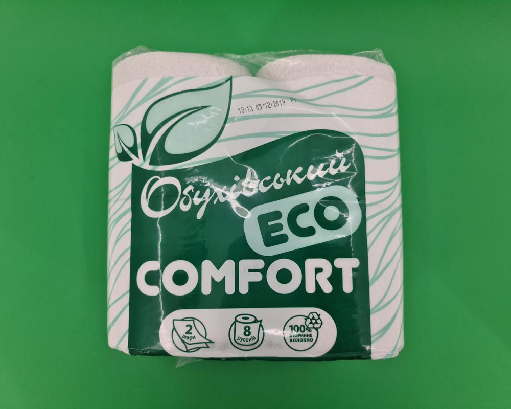Туалетная бумага макулатурная(а8) ОБУХОВСКАЯ (1 пачка) Харьков - изображение 1