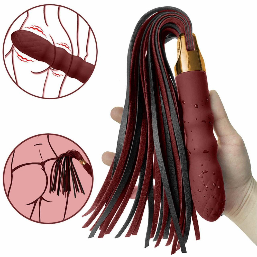 Вібратор-флогер Virbating Flogger Sex Aura Київ - фото 3